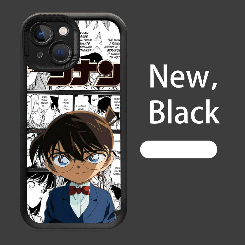เคสสําหรับ iPhone 17 XS 15 16 XR X Pro Max W-6 Detective Conan