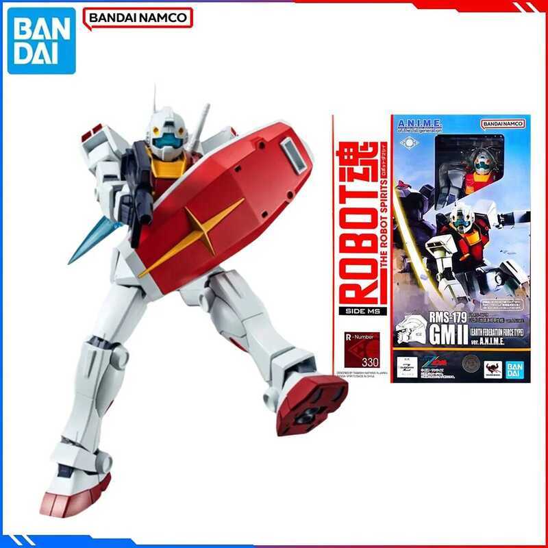 Genuine Bandai Original Gundam Model Robot Spirits RMS-179 Anime Figures Gm II Earth Federation For