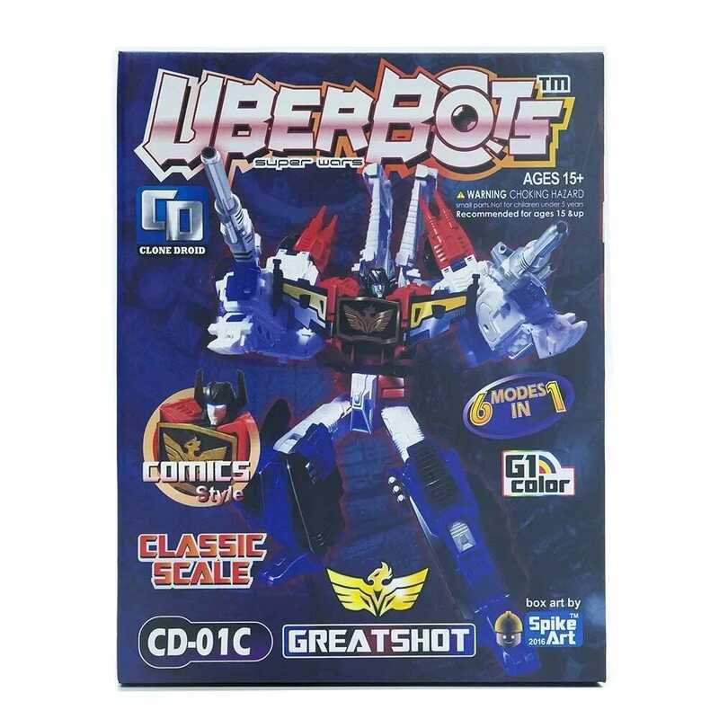 New Transformation Toys Clone Droid Toy CD-01C CD01C Justice SixShot Greatshot G1 Action Figure toy