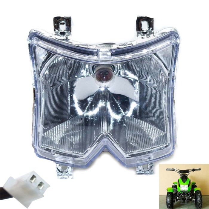 Motorcycle Headlight Assembly for 49cc kids quad bike mini ATV kid 4x4 wheeler