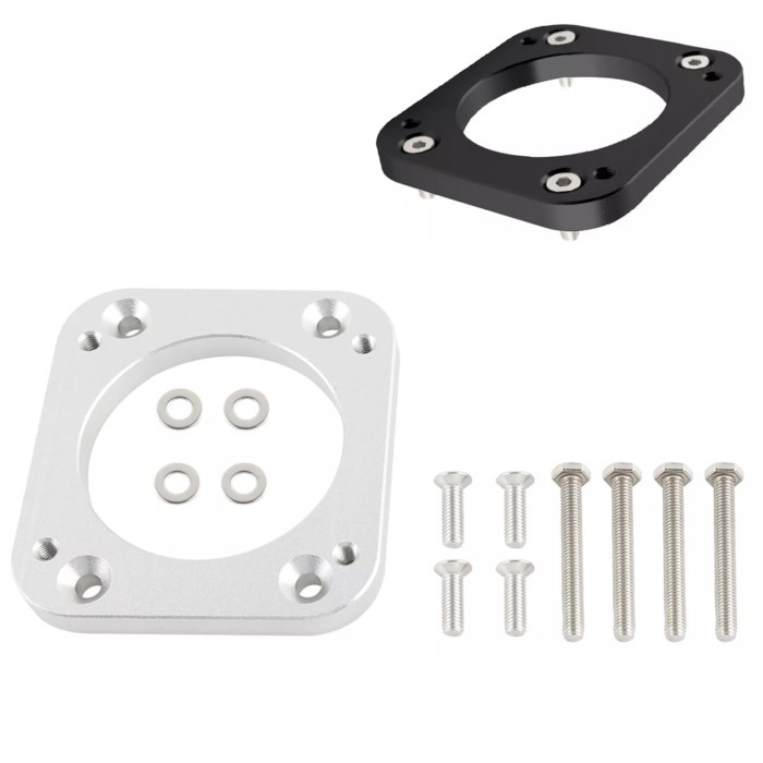 Aluminum Intake Manifold Throttle Body Adapter For BMW M54B30 to M50B25 Intake Manifold M50 M54 Eng