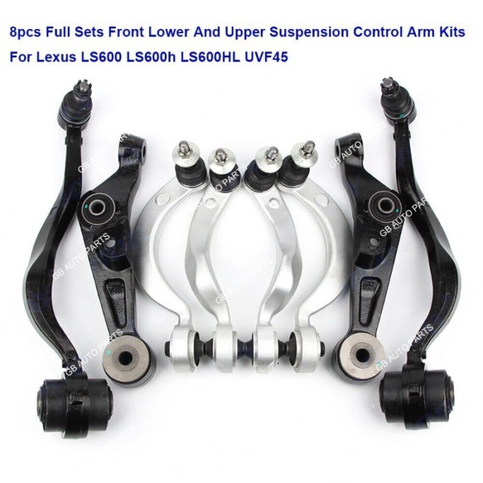 8-Piece Front Suspension Control Arm Kit for Lexus LS600 LS600h LS600HL UVF45-