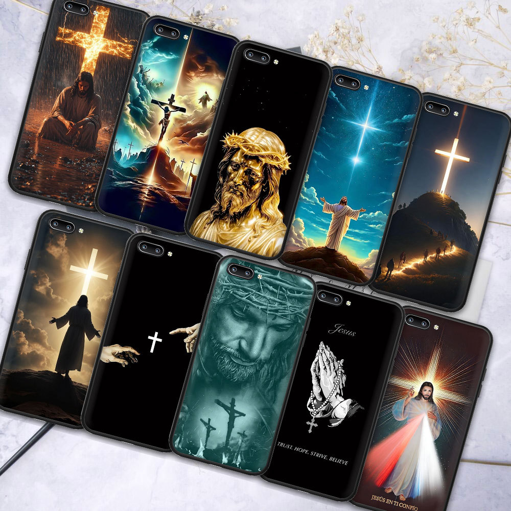 TPU ซิลิโคนเคสโทรศัพท์ OPPO Reno 8T 5G 7z 8z 2 2Z 2F 3 4 4Pro 4G H487 พระเยซู