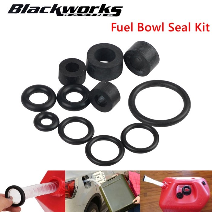 Fuel Bowl Seal Kit with Drain Valve O- Rings Seal Kit For Power Stroke Fuel Filter Housing 7.3 7.3L