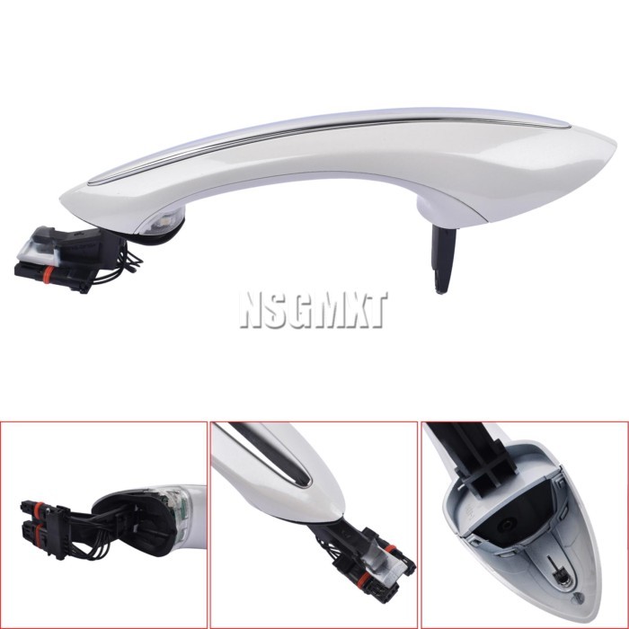 AP03 Rear Left Door Handle For BMW F07 F10 F11 F06 F12 F13 F01 F02 F03 F04 51217231933 White