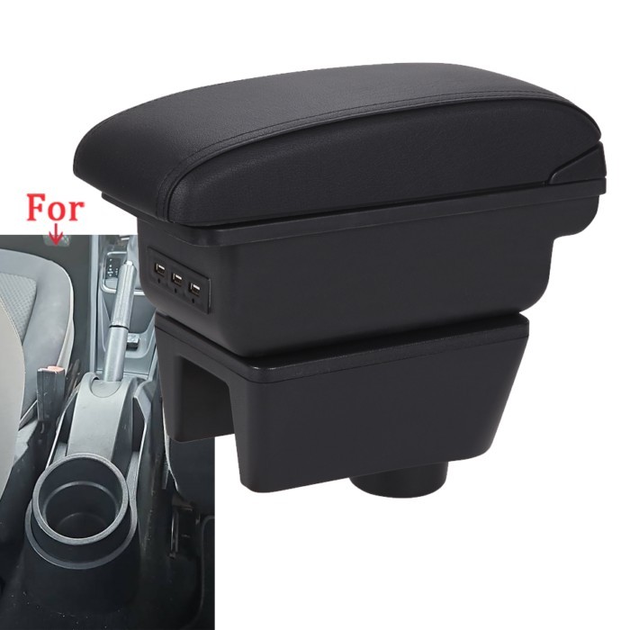 For Seat Ibiza Armrest Box For Seat Ibiza 6j Ibiza 6L Car Armrest Auto Storage Box Retrofit parts I