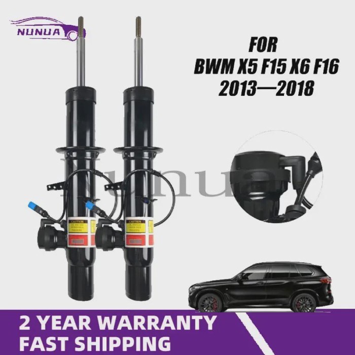 2pcs Front OR Rear Air Suspension Shock Absorbers For BMW X5 X5M F15 X6 X6M F16 w/VDC  37116863173