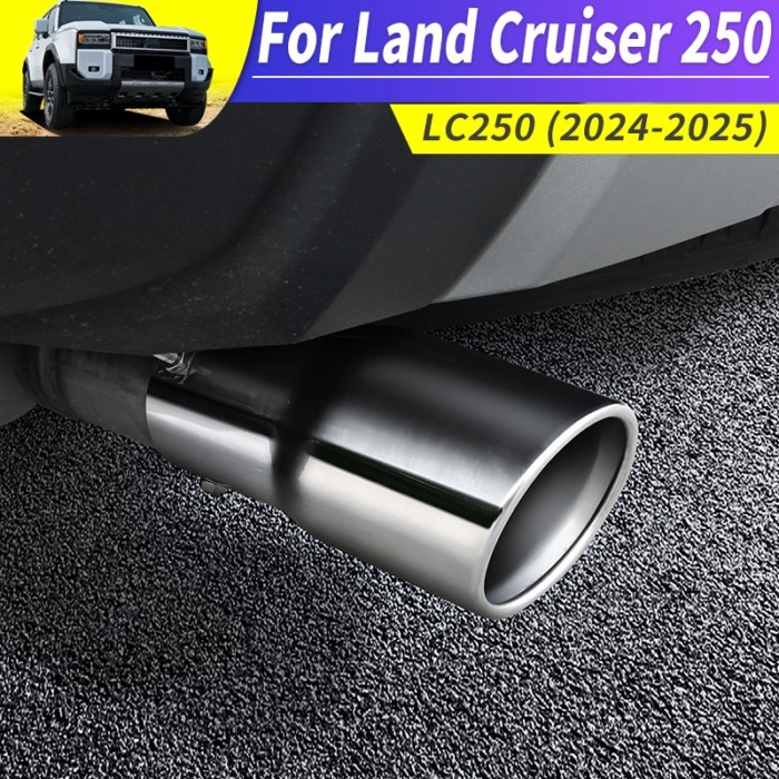 For Toyota Land Cruiser 250 Prado Lc250 2024 2025 1958 First Edition FJ250 Stainless Steel Tailpipe