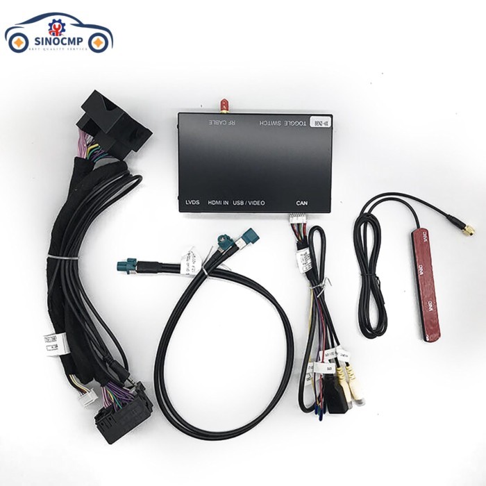 Black Wireless Carplay Airplay Set MMI Android Auto For Mercedes Benz B C Class W212 W463 W218 GLA
