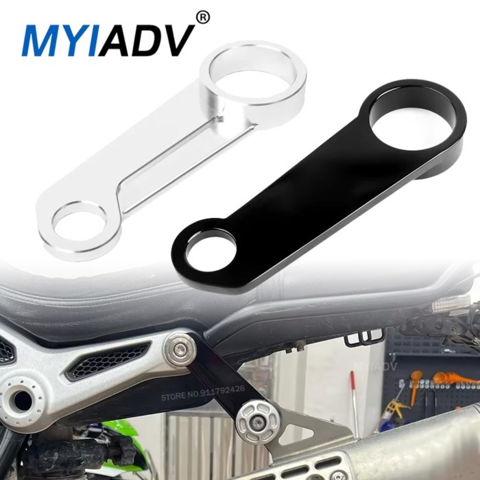 For BMW R nine T R9T Scrambler Motorcycle Aluminum High Exhaust Pipe Holder Exhaust System Connecti