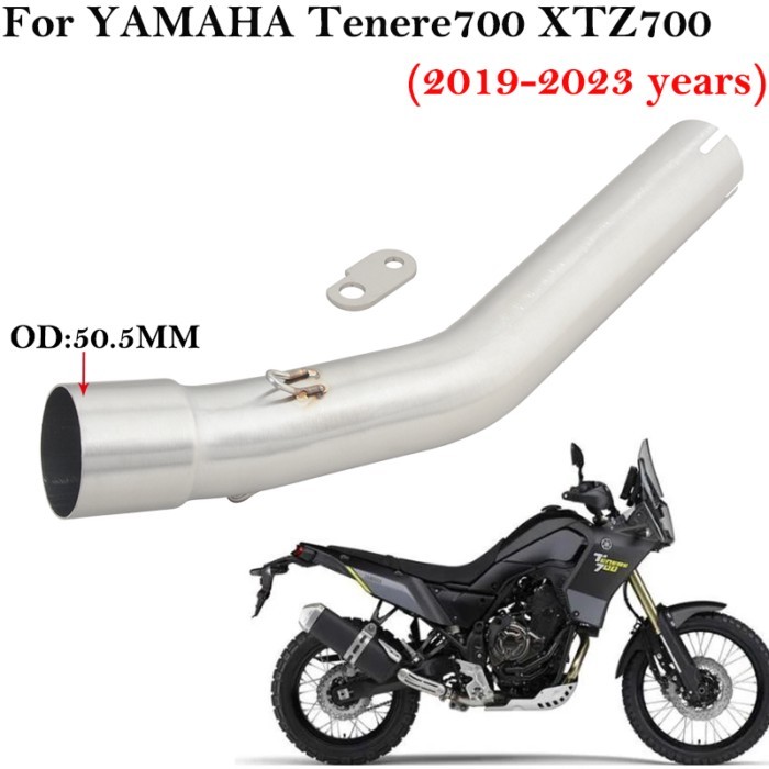 Slip On For YAMAHA Tenere700 Tenere 700 XTZ700 XTZ-700 2019-2023 Motorcycle Exhaust Muffler Escape