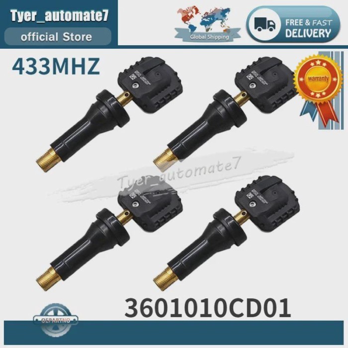TPMS Tire Pressure Monitor Sensor 433MHz 3601010CD01 3601010-CD01 For ChangAn CS35 CS55 CS75 PLUS E