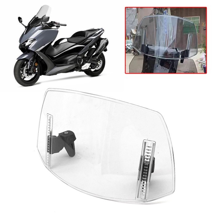 Motorcycle For Yamaha MW125 X-MAX125 250 XMAX300 TMAX 530 650 500 TMAX 560 750 Windshield Extension