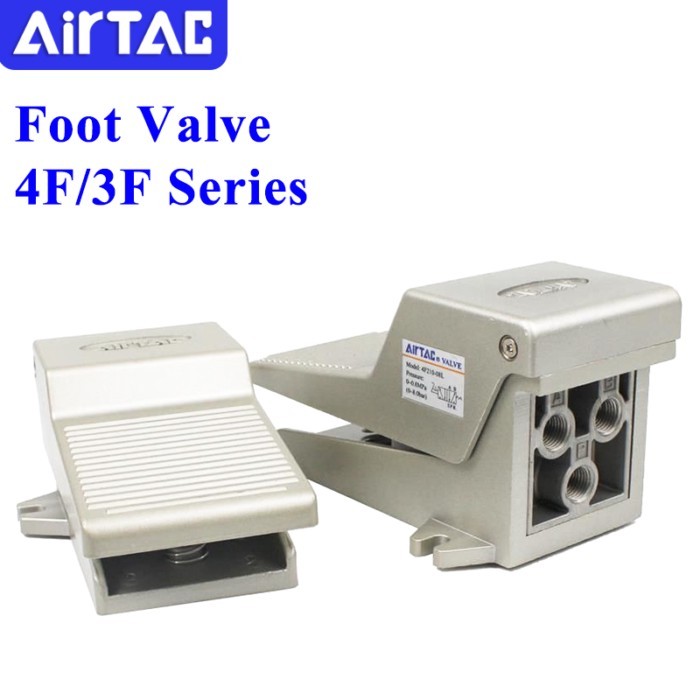 Airtac Foot Valve Pneumatic Foot Pedal Valve Cylnder Control 4F210-08L 3F210-08 Cylinder Controller