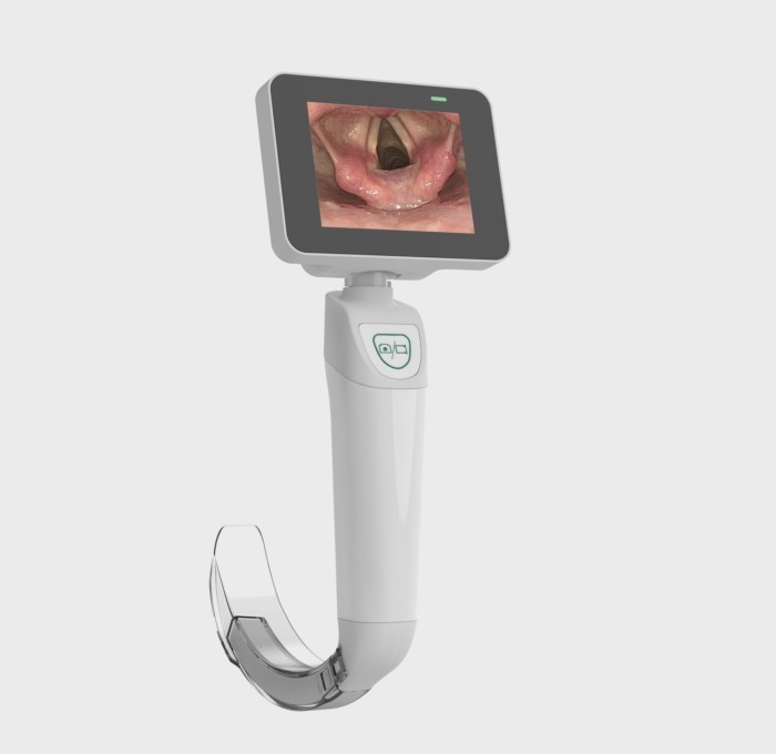 Handheld Medical Equipment 3 inch 3.5 inch Touch Screen Reusable Video Laryngoscope for surgical ro