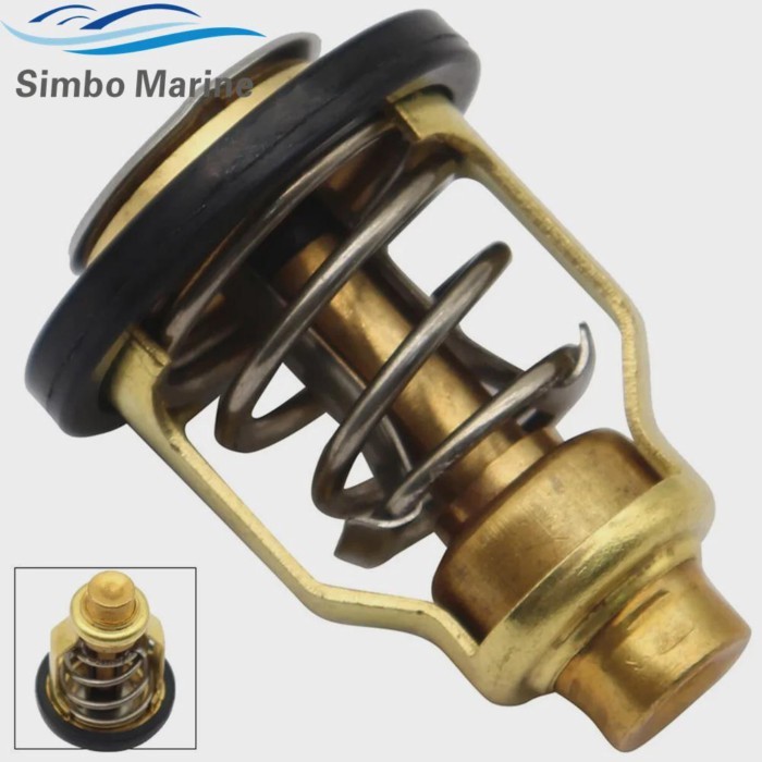 60V-12411-00 Thermostat 50°C For Yamaha Outboard F115 VZ200 VZ225 VZ250 Engine 68V-12411-00 68V-124
