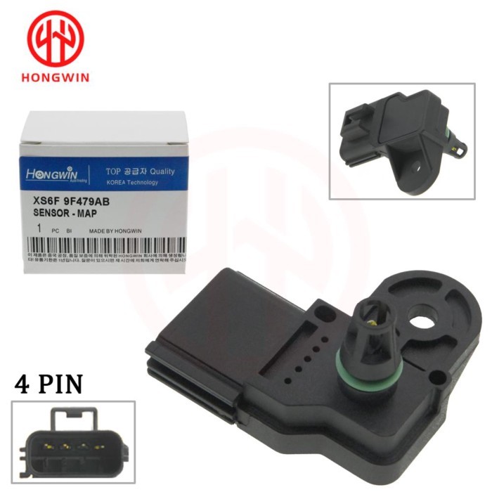 0261230027 XS6F-9F479-AB XS6F9F479AB MAP Sensor For Ford Falcon LTD Courier Fiesta Ka   1998 1999 2