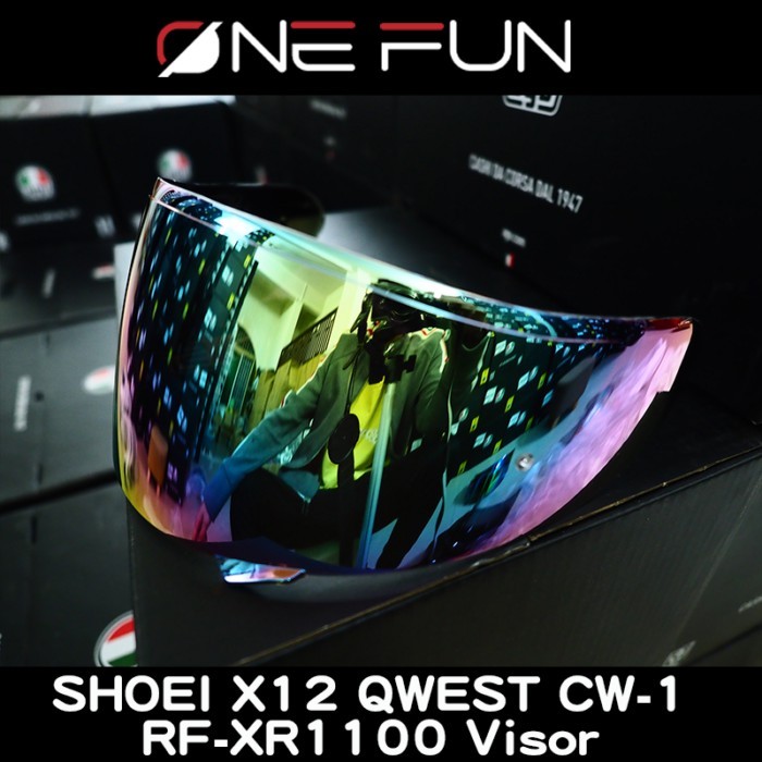 Shoei X12 Helmet Visor for SHOEI CW-1 X-12 RF-1100 XR-1100 Qwest X-Spirit 2 CW1 X12 Lens Case Full