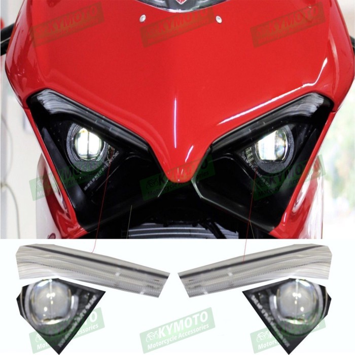For V2-17 V2 2017 2018 2019 racing motorcycle decorative decals track version headlight stickers he