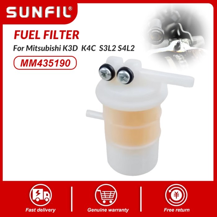 MM435190 330510018 5527655811  Fuel Filter for Mitsubishi K3D K3B K3E K4C K4D K4E S3L2 S4L2