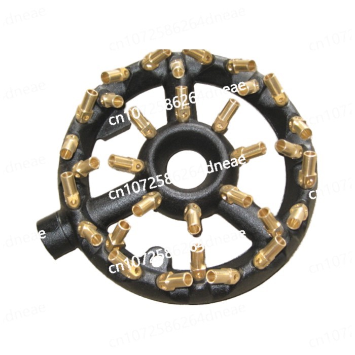 Natural Gas Nozzle Burner Commercial Food Fast Cooking  10/20/32/44/88 Brass Tips Cast Iron Jet Bur