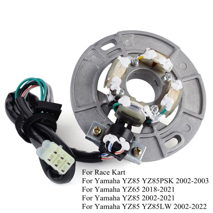 Motorcycle Ignition Magneto Stator Coil for Yamaha YZ85 YZ85LW YZ 85 2002-2021 YZ65 YZ85PSK 5PA-855