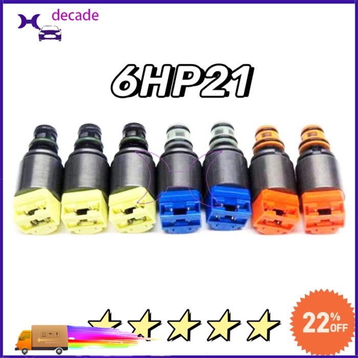 6HP21 6HP28 6HP34 1068298046 Solenoid Valve 7 Kit For Audi A6 A8 Q7 BMW X3 X5 Jaguar Land Rover Tra