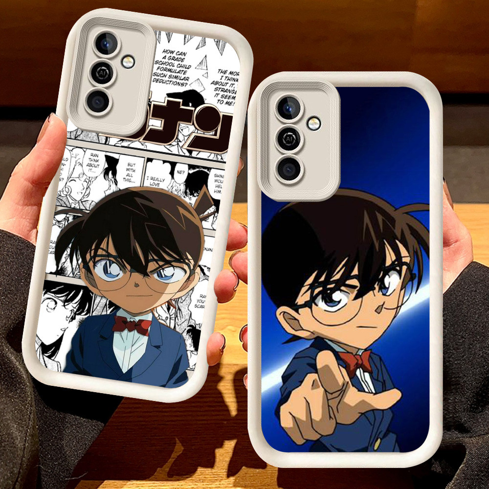 G-47 Detective Conan Casing สําหรับ Samsung A13 A32 A33 A23 5G สีดําและสีขาว