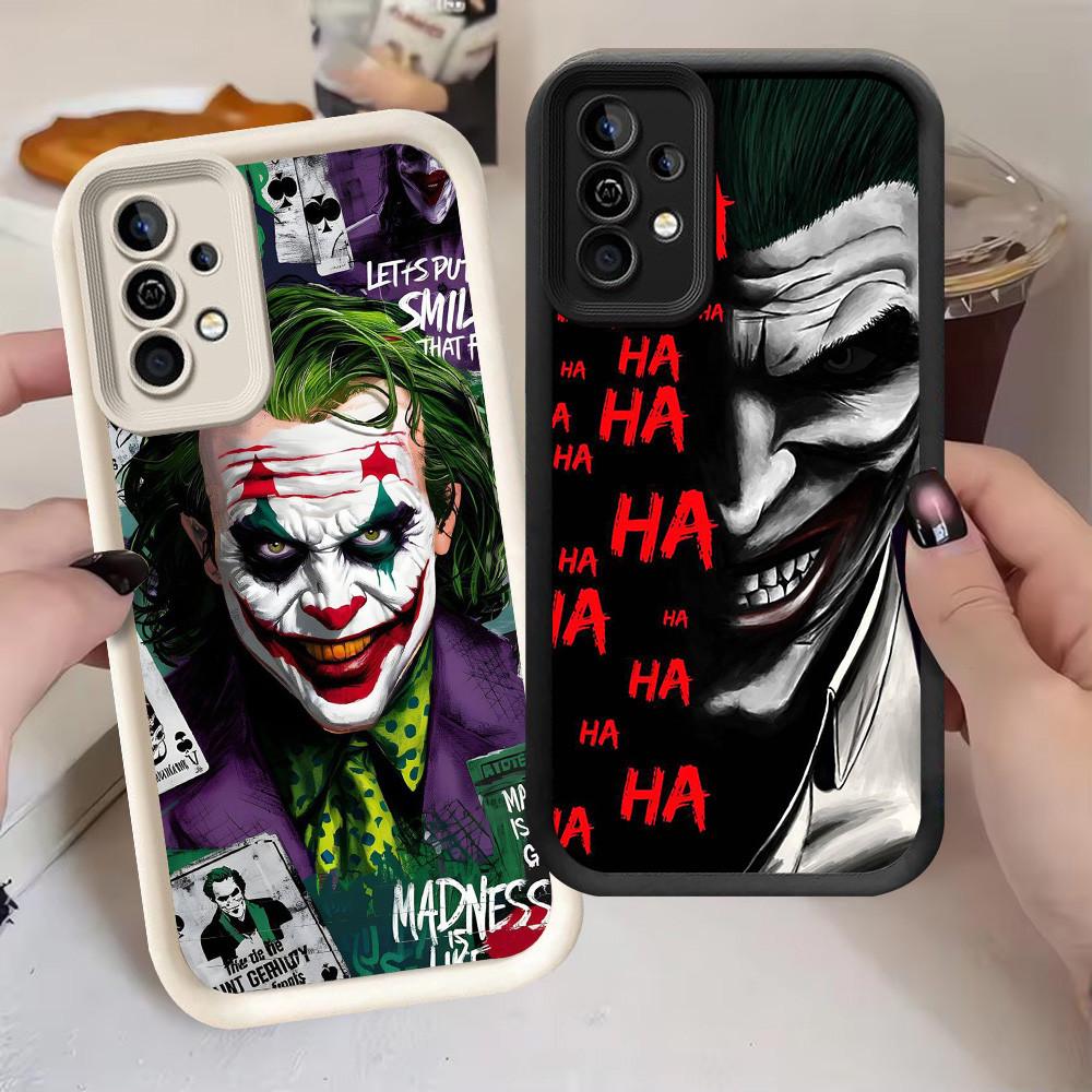 G-73 Joker Casing สําหรับ Samsung S24 A55 S25 M15 S21 FE Ultra 5G สีดําและสีขาว