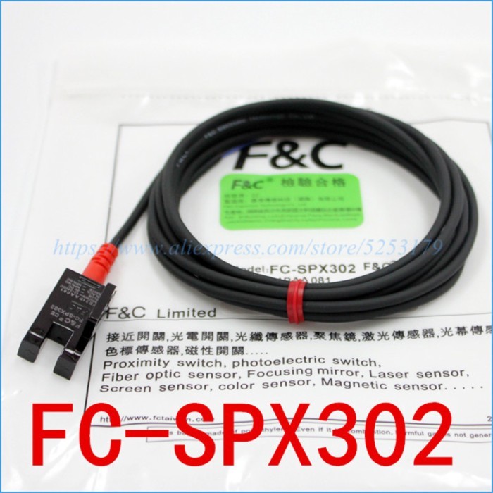 New Original  F&C FC-SPX302Z 5mm Wide Slot Photoelectric Switch Sensor Replace EE-SX676-WR
