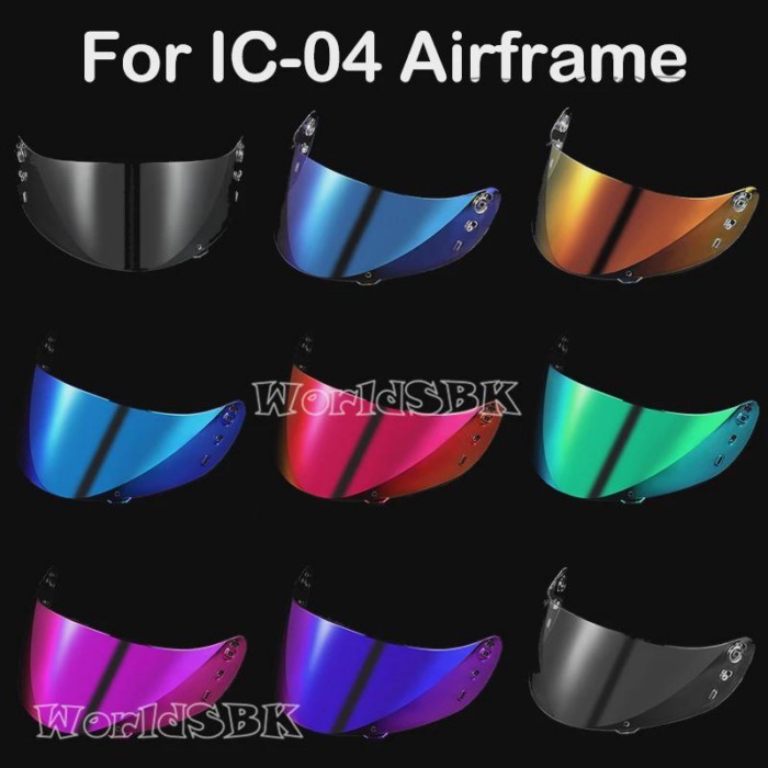 Optics Shield ICON IC-04 Airframe Pro Airmada Airform Motorbike Helmet Full Face Helmet Visor Lens