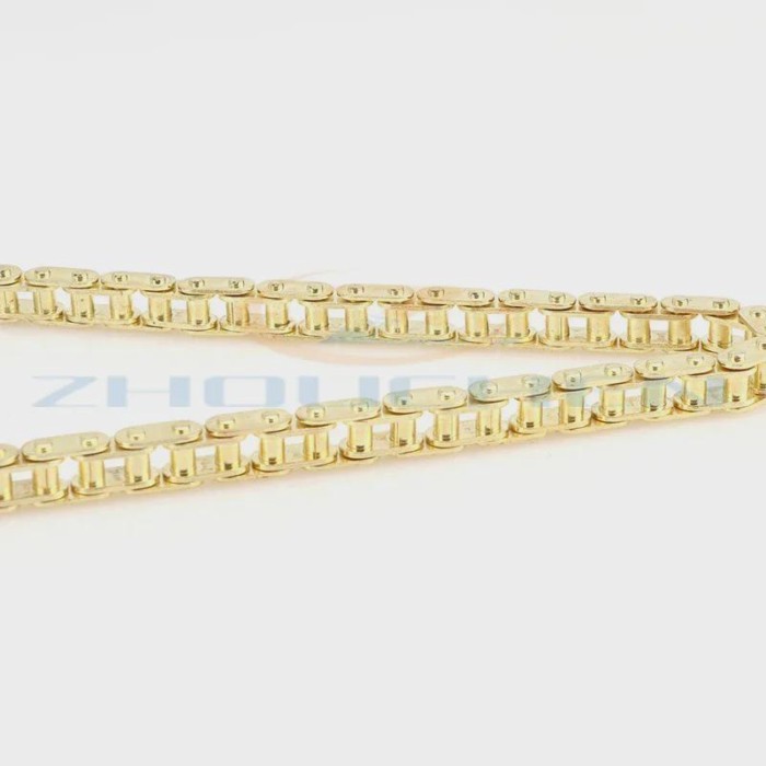 2 stroke 47cc 49cc T8F chain 136 links suitable for China Mini Dirt ATV Quad 4 Wheeler Pocket Bike