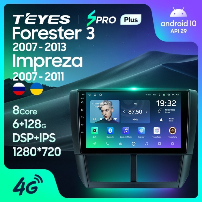 TEYES SPRO Plus For Subaru Forester 3 SH 2007 - 2013 For Subaru Impreza GH GE 2011 Car Radio Player
