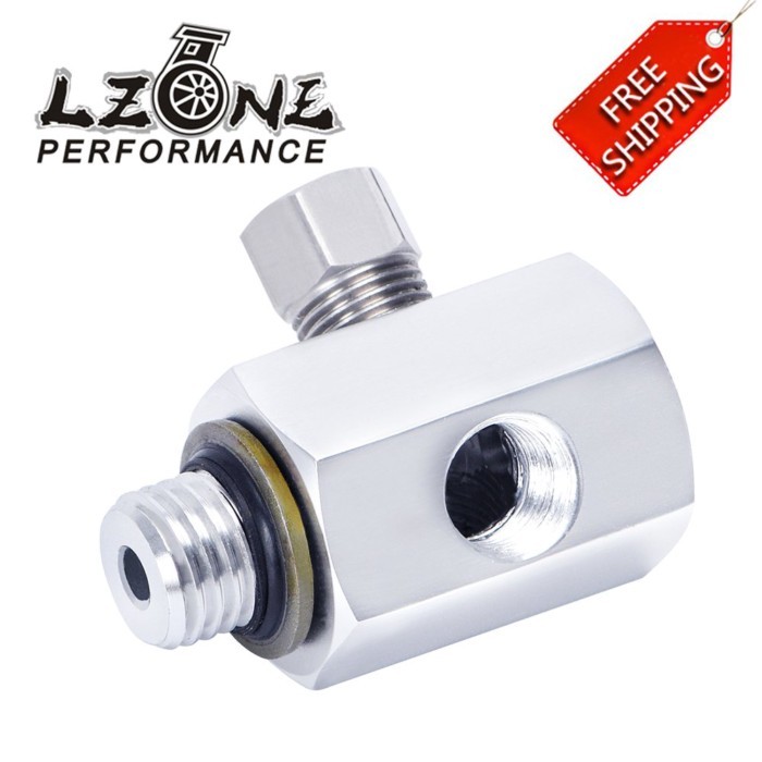 FREE SHIPPING - For BMW 3 Series E30 E36 3 Port Oil Pressure Temperature Gauge Adaptor T Piece JR-O