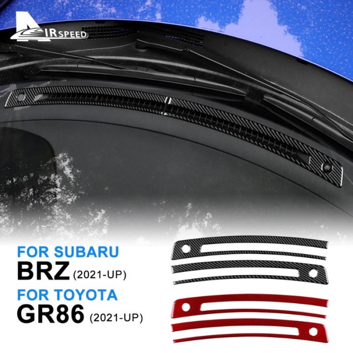 Real Soft Carbon Fiber Sticker For Subaru BRZ Toyota GR86 2021 2022 2023 2024 Center Console Defogg