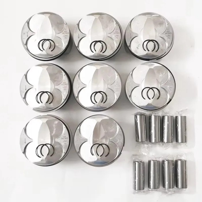 8 PCS 11257546489 11 25 7 546 489 11257545007 Engine Pistons for BMW 540i 740i E36 E46 E60 4.0L V8