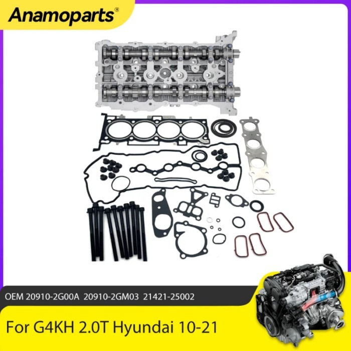 Engine Parts Cylinder head full gasket set Fit 2.0 T for G4KH 2.0T Hyundai 10-21 20910-2G00A 20910-