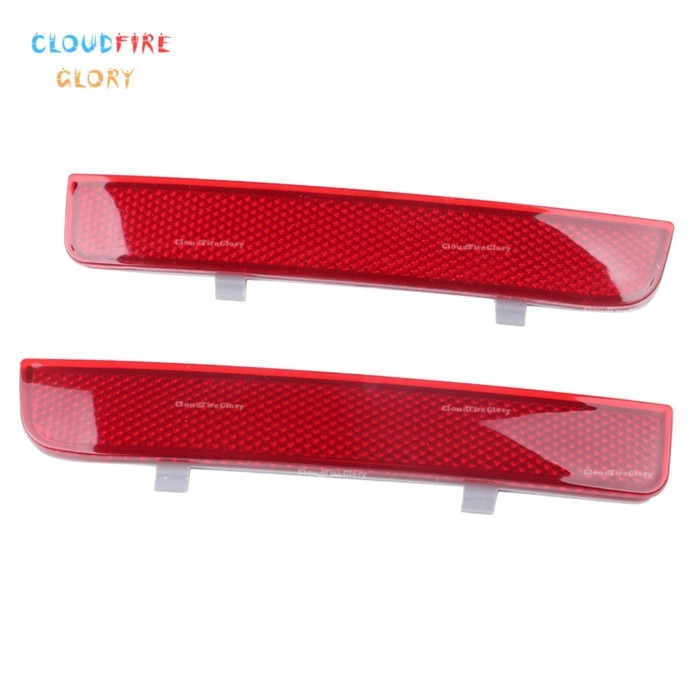 LR006348 LR006349 Pair Rear Left Right Bumper Red Reflector For Land Rover LR2 2008- Range Rover 20