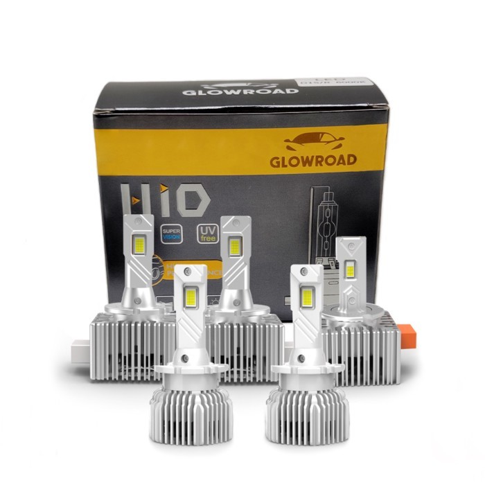 Car Flashing D1S LED Headlights D3S D2S D4S D5S D8S 35W 55W Xenon Lights Turbo LED CSP Chip Plug an