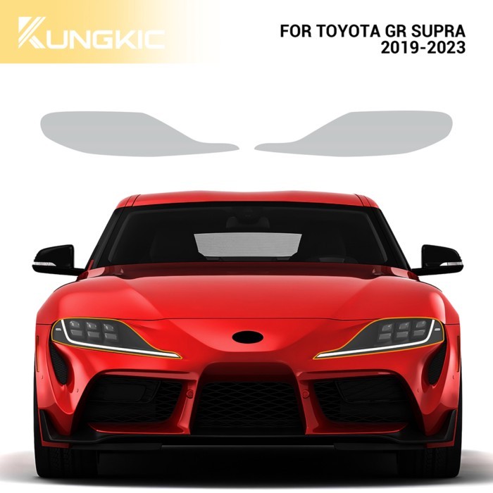 for Toyota Supra GR A90 A91 MK5 2019-2022 Headlight Rearview Mirror TPU Transparent Protective Film
