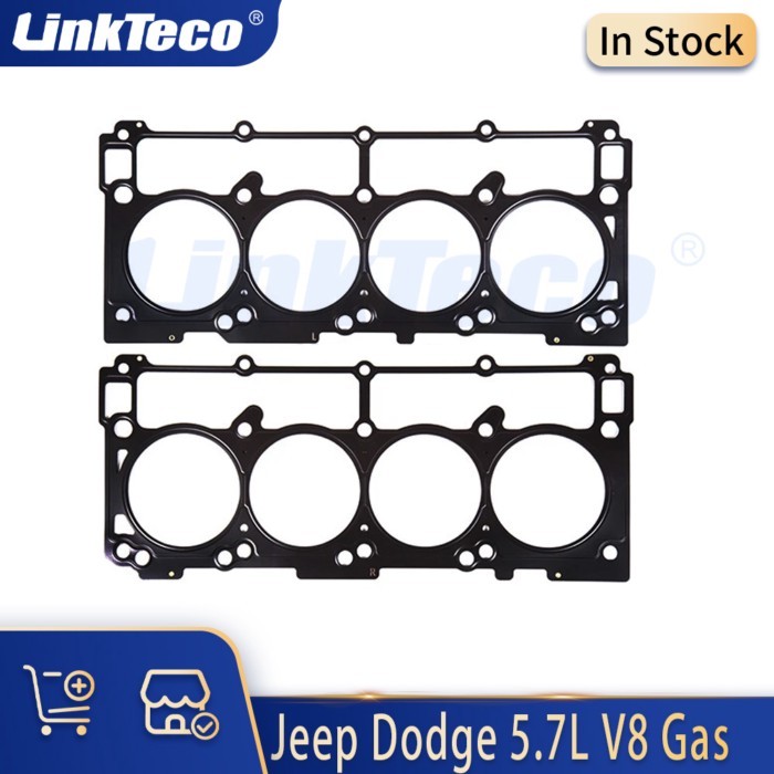 Engine Parts Cylinder Head Gaskets Fit 5.7 L V8 Gas For Jeep Dodge Ram 1500 Challenger Charger Dura
