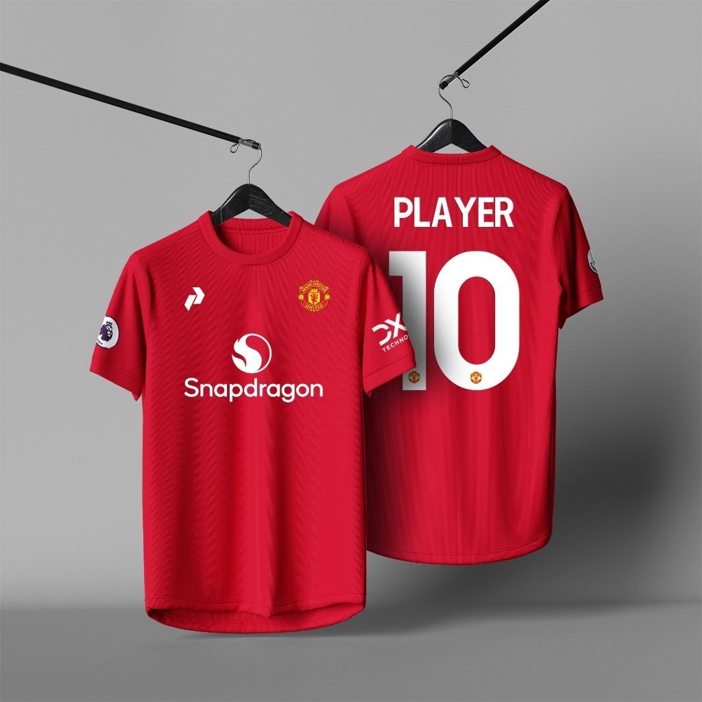 ฟรีชื่อที่กําหนดเองและหมายเลขMancheser United 10 Home Jersey Fully Sublimated﻿﻿﻿
