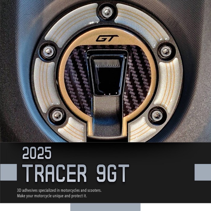 Motorcycle 3D Stickers for Tracer 9 GT Ceramic ice Tracer 9 gt Accessories 2025 Fuel Tank Cover Pro