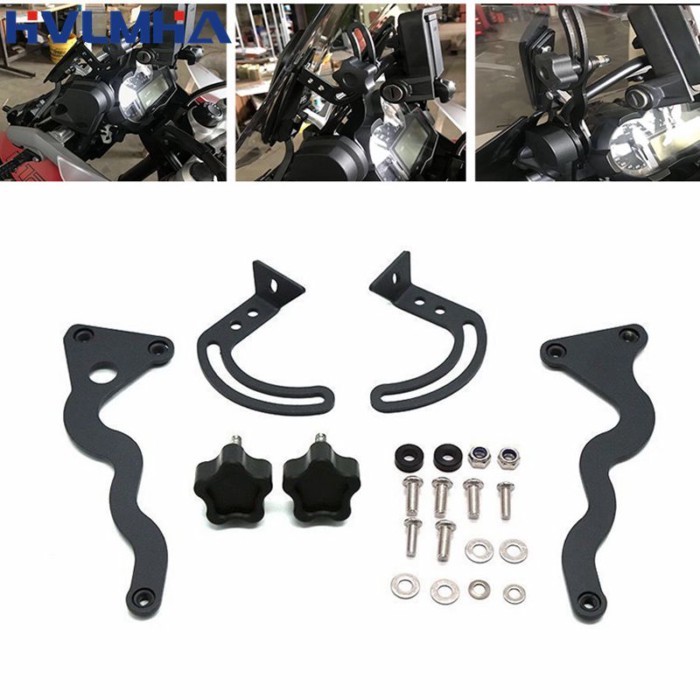 For BMW R1250GS R 1250 GS LC ADV Adventure 1250GSA 2019 2020 Motorcycle Windshield Support Holder W