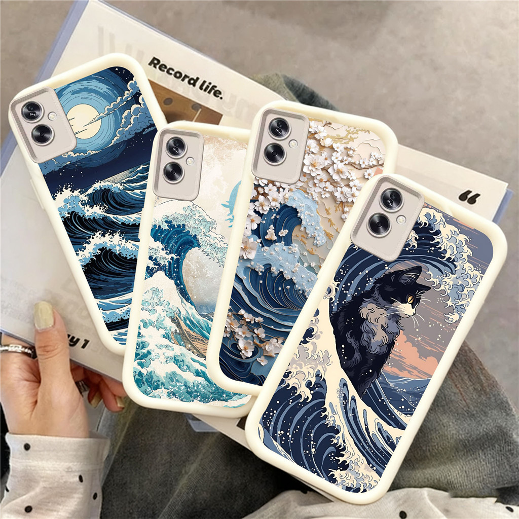 WA49 คลื่นสําหรับ Hp ชุบ Realme Narzo Note N53 C61 NEO6 N61 30 8S N63 50 GT Q3 V13 SE 5G วัสดุ TPU