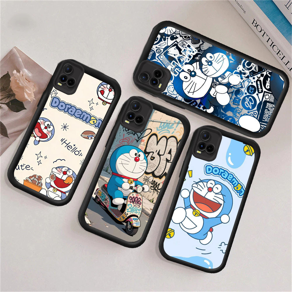 WB43 Doraemon Dingdang Cat Casing สําหรับ Hp ชุบ VIVO IQOO V20 S1 Z9X V15 Z9 Y35 V40 Y28 V29E Pro 20