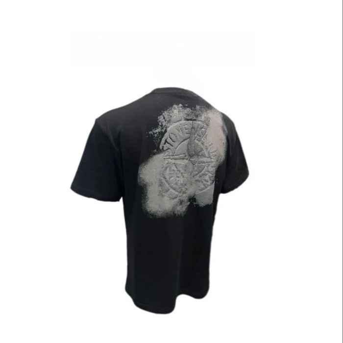 เสื้อStone Island ครึ่งแขนจากผ้าฝ้ายแท้ ใส่สบายในฤดูร้อน สำหรับทั้งชายและหญิง