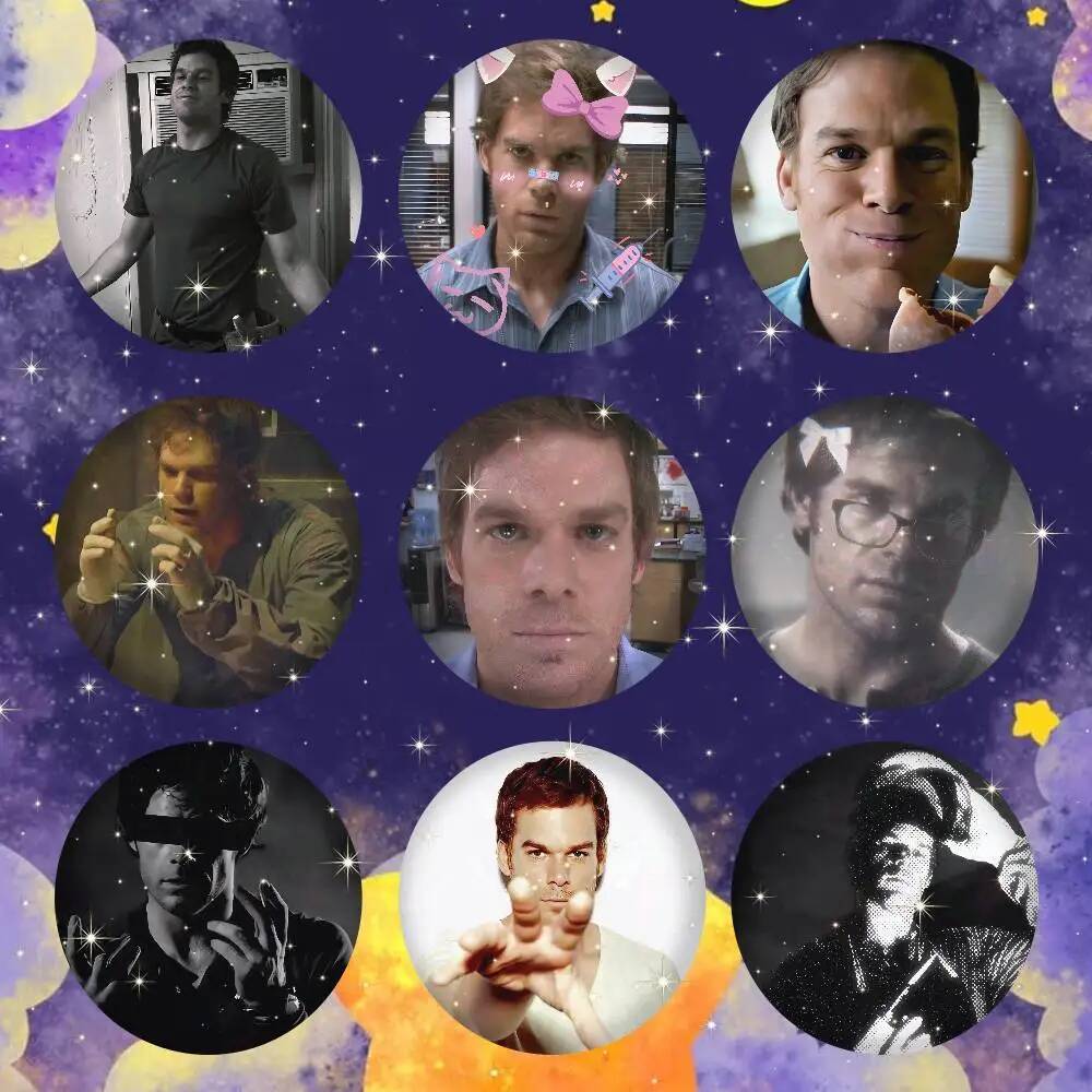 เข็มกลัดดีไซน์ Dexter Morgan จากมังงะ ใช้ประดับเสื้อผ้าและกระเป๋า พร้อมของขวัญพิเศษ