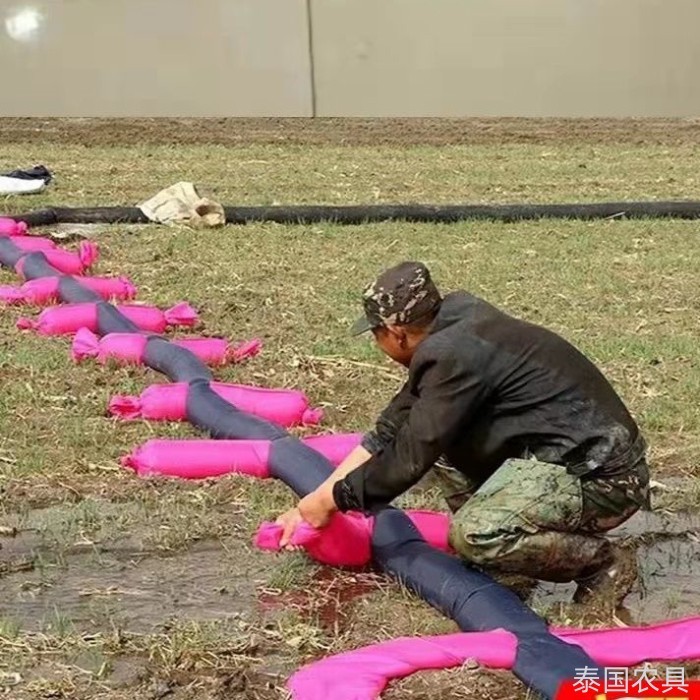 K6666 Happy Jiujiujiu หนารดน้ำผ้ากระเป๋าเกษตรชลประทานน้ำอ่อนท่อ Multi-port รดน้ำผ้ากระเป๋า  รุ่นใหม