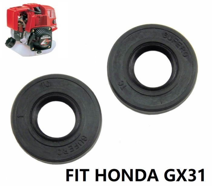 SET OF 2 PCS 1 PAIR FRONT & BACK CRANKSHAFT OIL SEALS HONDA HORIZONTAL GX31 UMK431 ENGINE STRIMMER